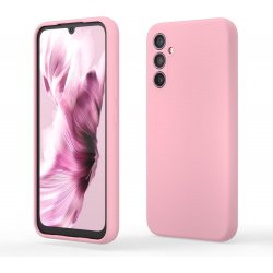 Samsung Galaxy S25 FE Silicone Case Full Camera Protection Pink