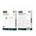 Jellico EP2A Wired Earphones USB-C With Microphone 1.2M White