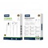 Jellico EP2A Wired Earphones USB-C With Microphone 1.2M White