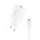 Foneng K210 Wall Charger 2.1A 10W 1xUSB+Cable USB-C White