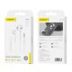 Foneng EP100 Wired Earphones Jack 3.5mm With Microphone 1.2M White