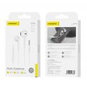 Foneng EP100 Wired Earphones Jack 3.5mm With Microphone 1.2M White
