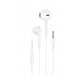 Foneng EP100 Wired Earphones Jack 3.5mm With Microphone 1.2M White