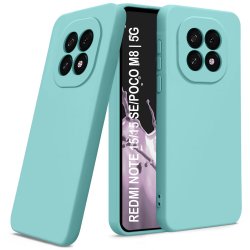 Xiaomi Redmi Note 15/Poco M8 5G Silicone Case Full Camera Protection Mint