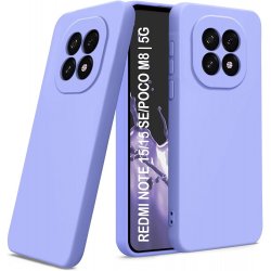 Xiaomi Redmi Note 15/Poco M8 5G Silicone Case Full Camera Protection Purple