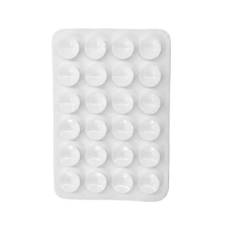 MBaccess Silicone Suction Cup Back Sticker White