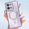 Xiaomi Redmi 15C/Poco C85 Glitter Case Full Camera Protection With MagSafe Silver