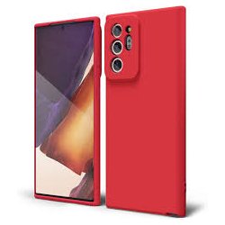 Samsung Galaxy Note 20 Ultra N985 Silicone Case Full Camera Protection Red
