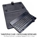 MBaccess K450 Tablet Case With Bluetooth Keyboard 10" Black