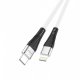 Link★Star LS-232 60W Braided Type-C to Lightning Cable 2M Fast Charge White