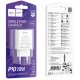 Hoco C143A Benefit 20W PD Fast Charger USB-C White
