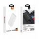 WUW Y93 Slim Power Bank 2.1A MICRO+USB-C+2USB Outputs 10,000mah White