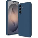 Samsung Galaxy S26 Plus Silicone Case Full Camera Protection Dark Blue