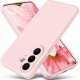 Samsung Galaxy S26 Plus Silicone Case Full Camera Protection Pink