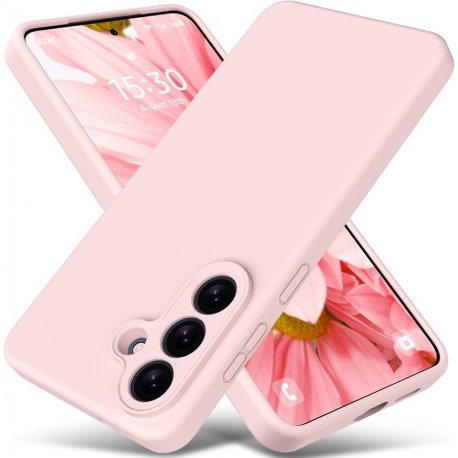 Samsung Galaxy S26 Plus Silicone Case Full Camera Protection Pink