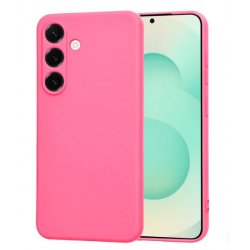 Samsung Galaxy S26 Plus Silicone Case Full Camera Protection Hot Pink