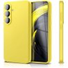 Samsung Galaxy S26 Plus Silicone Case Full Camera Protection Yellow
