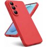 Samsung Galaxy S26 Silicone Case Full Camera Protection Red