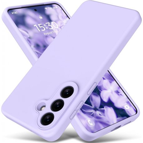 Samsung Galaxy S26 Silicone Case Full Camera Protection Lila