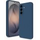 Samsung Galaxy S26 Silicone Case Full Camera Protection Dark Blue