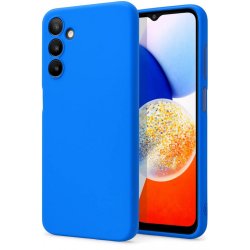 Samsung Galaxy S26 Silicone Case Full Camera Protection Blue