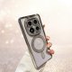 Xiaomi Redmi Note 14 Pro 5G/Pro Plus Glitter Case Full Camera Protection With MagSafe Silver