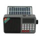 JOC H6108-REC-S Solar Portable FM Radio with USB, SD Card, and Rechargeable Battery
