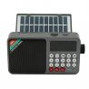 JOC H6108-REC-S Solar Portable FM Radio with USB, SD Card, and Rechargeable Battery