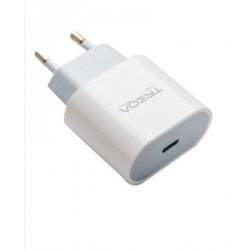 Treqa CH-9025 Wall Charger PD 20W Type C White Bulk