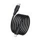 Hoco X124 Silicone Cable USB C To Lightning 27W 1m Black
