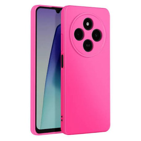 Xiaomi Redmi 17C Silicone Case Full Camera Protection Hot Pink