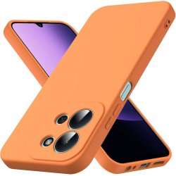 Xiaomi 17T Silicone Case Full Camera Protection Orange