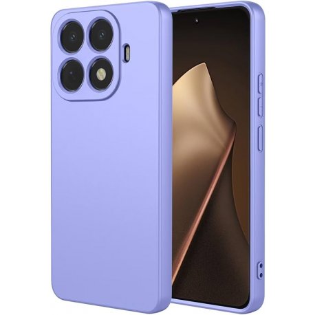 Xiaomi 17T Silicone Case Full Camera Protection Lila