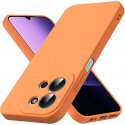 Xiaomi 17T Pro Silicone Case Full Camera Protection Orange