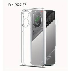 Xiaomi Poco F7 Silicone Case Full Camera Protection Transperant