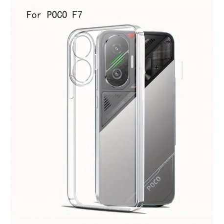 Xiaomi Poco F7 Silicone Case Full Camera Protection Transperant