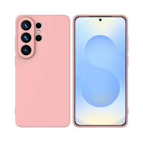 Samsung Galaxy S26 Ultra Silicone Case Full Camera Protection Pink