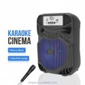 Sing-e ZQS6159 Portable Mini Karaoke 6''15W Speaker+Wired Microphone