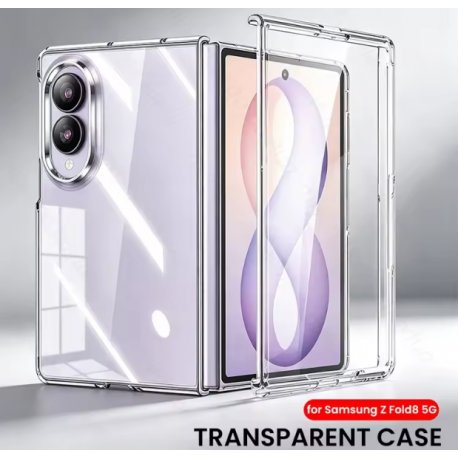 Samsung Galaxy Z Fold 8 Plastic+Silicone Case Transperant