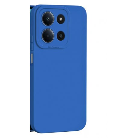 Xiaomi Redmi 17 Silicone Case Full Camera Protection Electric Blue