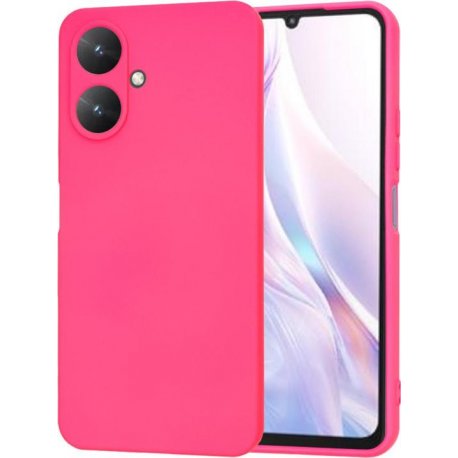 Xiaomi Redmi Note 17 Silicone Case Full Camera Protection Hot Pink