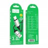 Hoco X117 Star USB to Type-C Cable 3A 1m Black