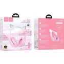 Hoco W42 Cat Ears Wireless And Wired Headphones Pink