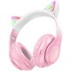 Hoco W42 Cat Ears Wireless And Wired Headphones Pink