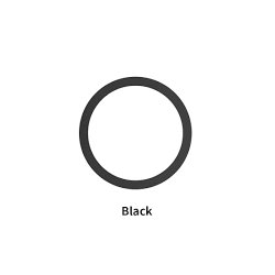 MBaccess Silicone MagSafe Magnetic Ring 2 Pack Black