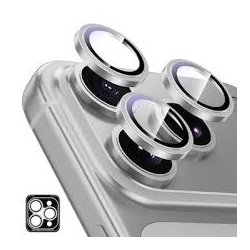 IPhone 18 Pro/18 Pro Max Ring Camera Protective Tempered Glass Silver