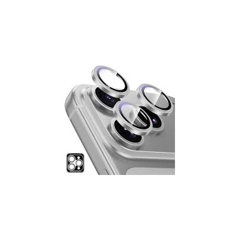 IPhone 18 Pro/18 Pro Max Ring Camera Protective Tempered Glass Silver